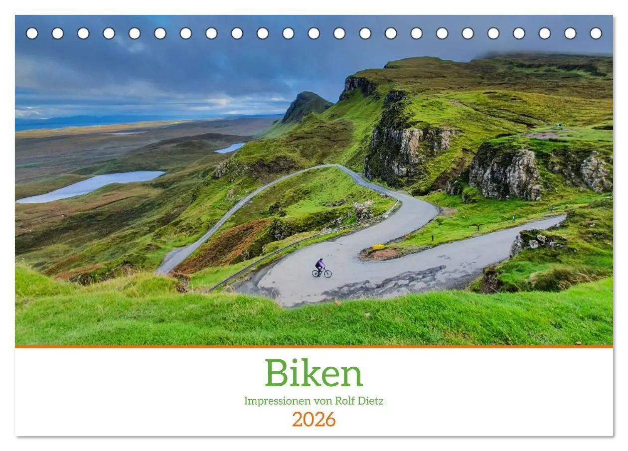 Cover: 9783457418604 | Biken - Impressionen von Rolf Dietz (Tischkalender 2026 DIN A5...