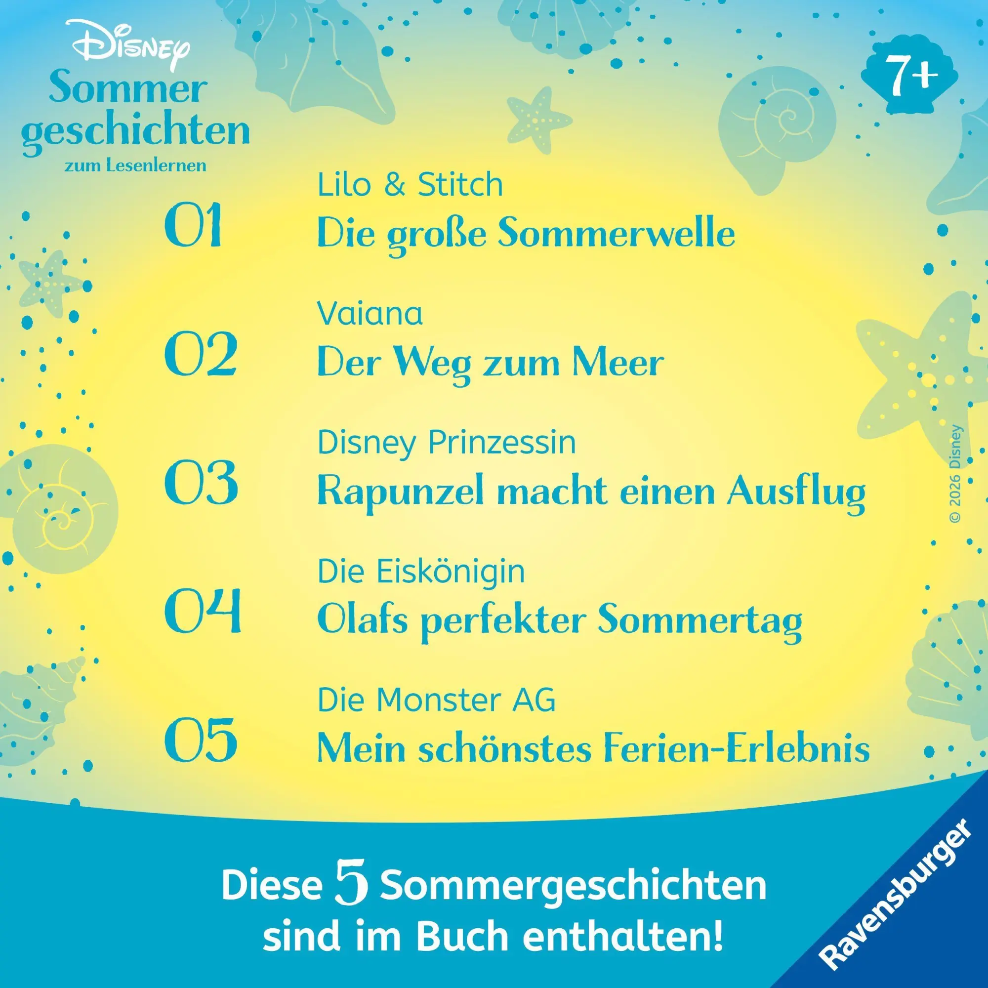 Bild: 9783473498604 | Disney Sommergeschichten - Erstlesebuch ab 7 Jahren zum Lesenlernen