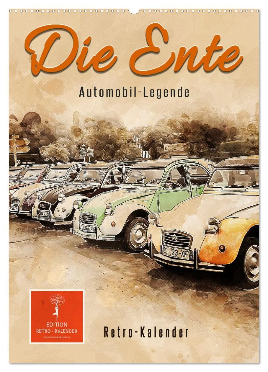 Cover: 9783516368604 | Die Ente - Automobil Legende (Wandkalender 2026 DIN A2 hoch),...