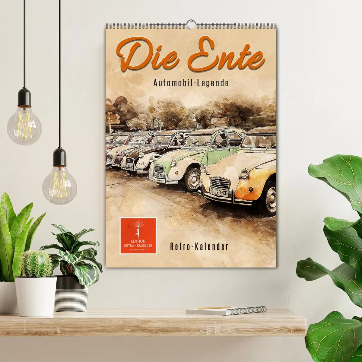 Bild: 9783516368604 | Die Ente - Automobil Legende (Wandkalender 2026 DIN A2 hoch),...