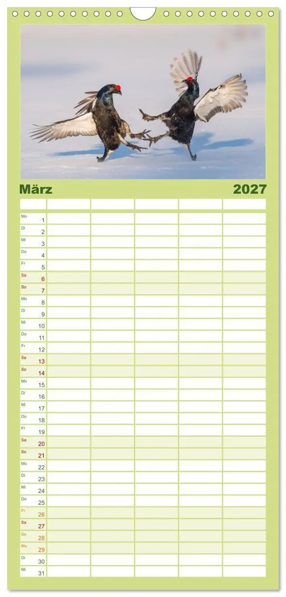 Bild: 9783594348604 | Familienplaner 2027 - Emotionale Momente: Wild und Jagd. mit 5...