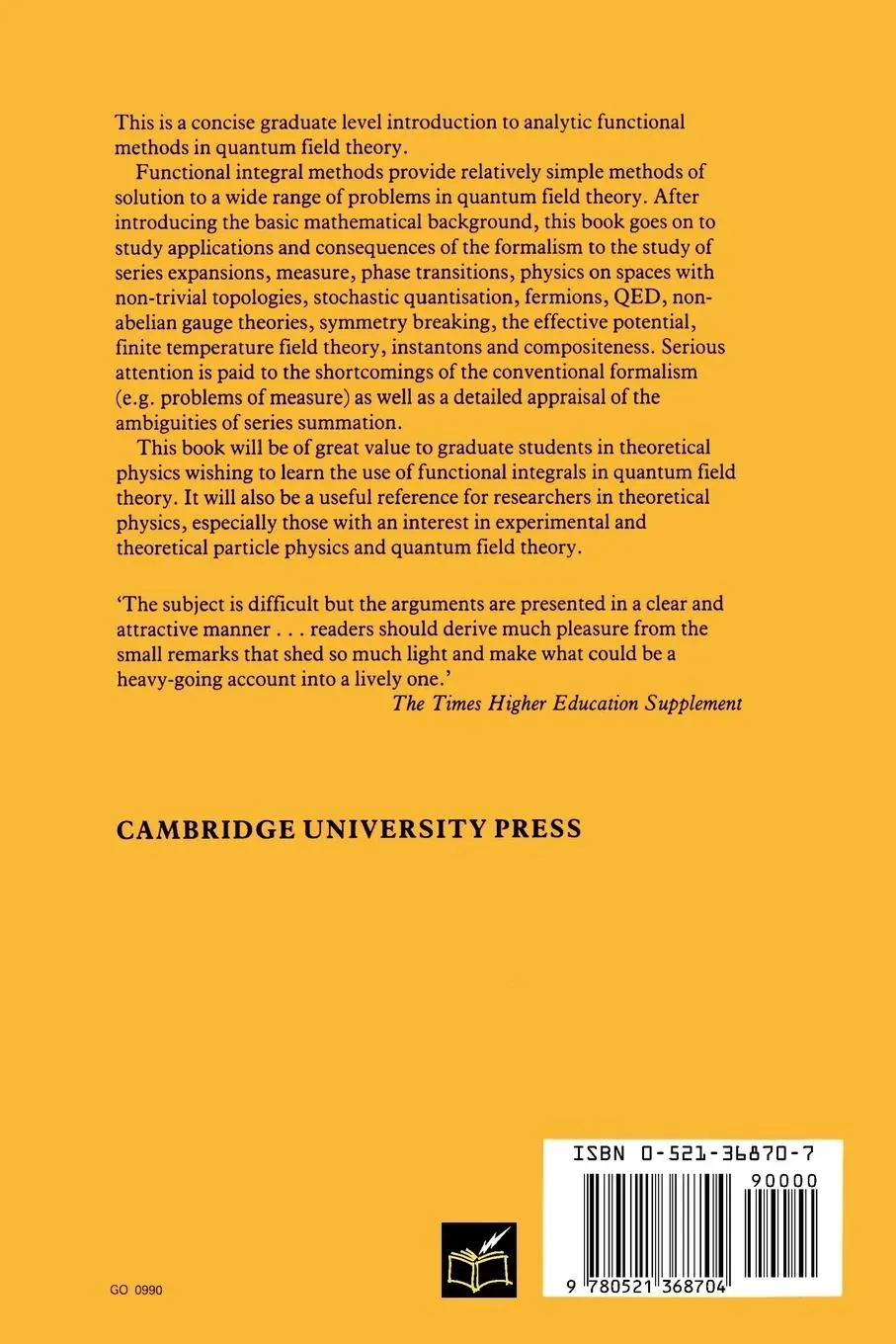 Rückseite: 9780521368704 | Path Integral Methods in Quantum Field Theory | R. J. Rivers | Buch