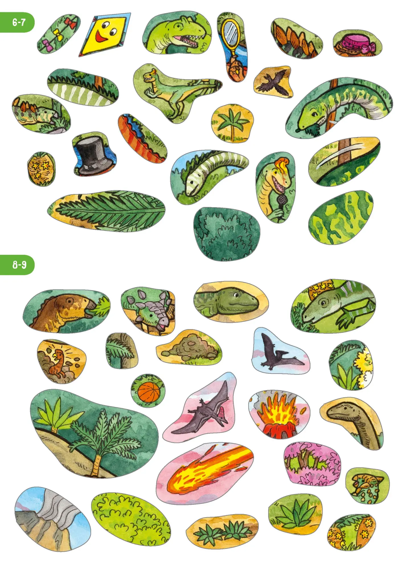 Bild: 9783473488704 | Wimmeln, Rätseln, Stickern: Dinosaurier | Caryad | Broschüre | 32 S.