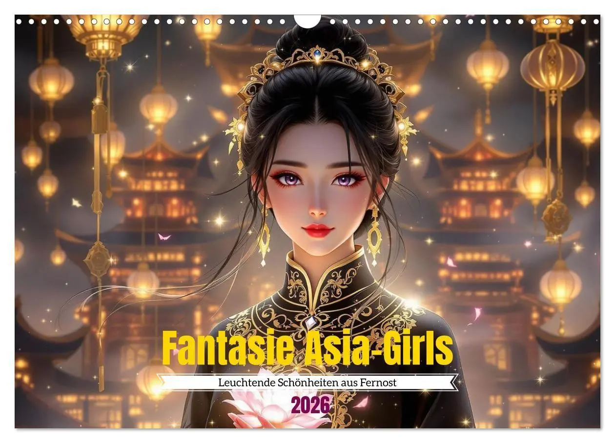 Cover: 9783516668704 | Fantasie Asia-Girls (Wandkalender 2026 DIN A3 quer), CALVENDO...