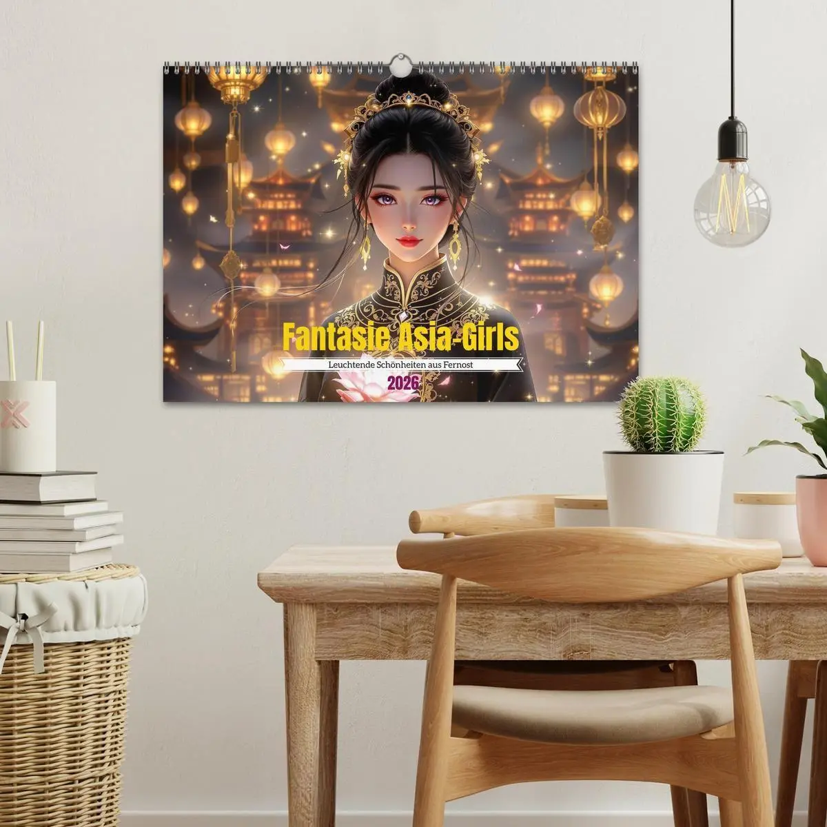 Bild: 9783516668704 | Fantasie Asia-Girls (Wandkalender 2026 DIN A3 quer), CALVENDO...