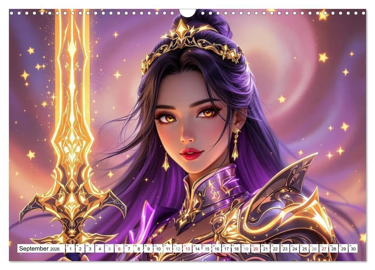 Bild: 9783516668704 | Fantasie Asia-Girls (Wandkalender 2026 DIN A3 quer), CALVENDO...
