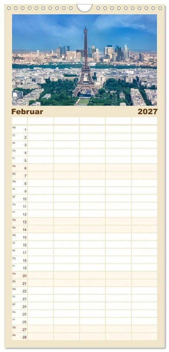 Bild: 9783594338704 | Familienplaner 2027 - PARIS Französisches Flair und Historie mit 5...