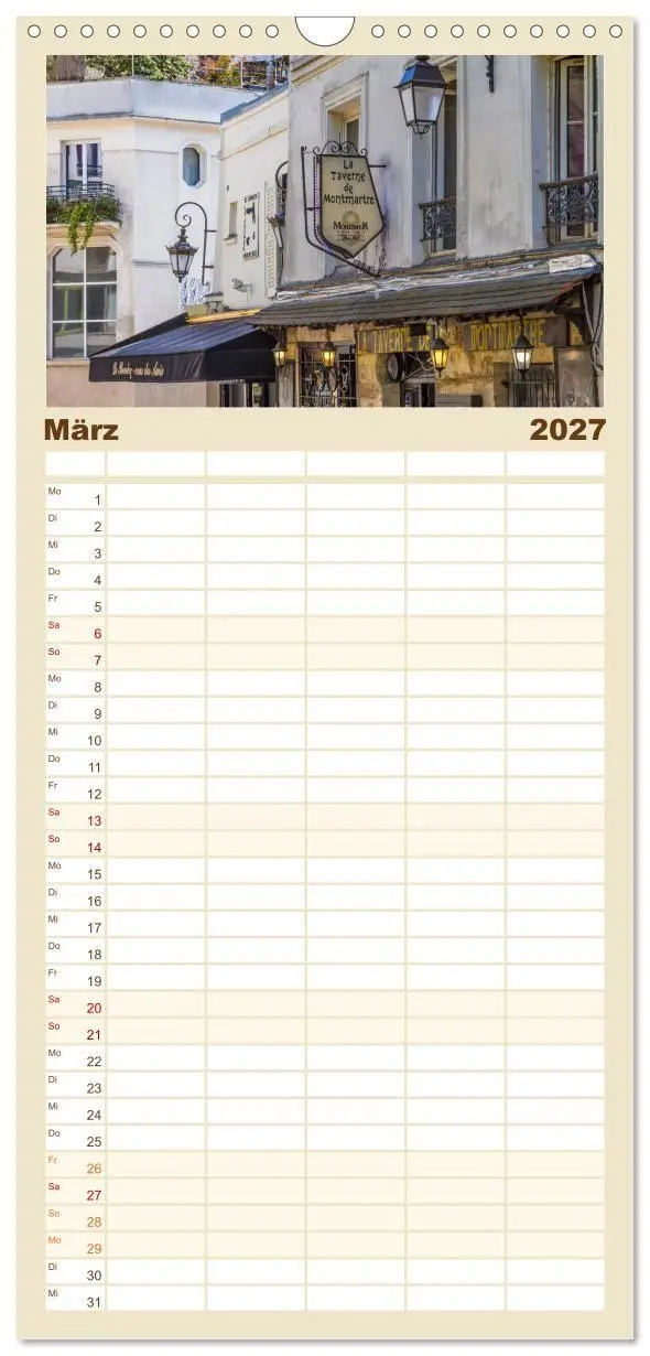 Bild: 9783594338704 | Familienplaner 2027 - PARIS Französisches Flair und Historie mit 5...