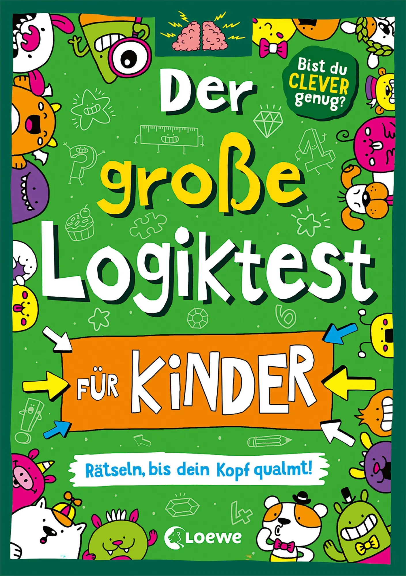 Cover: 9783743208704 | Der große Logiktest für Kinder - Rätseln, bis dein Kopf qualmt! | Buch