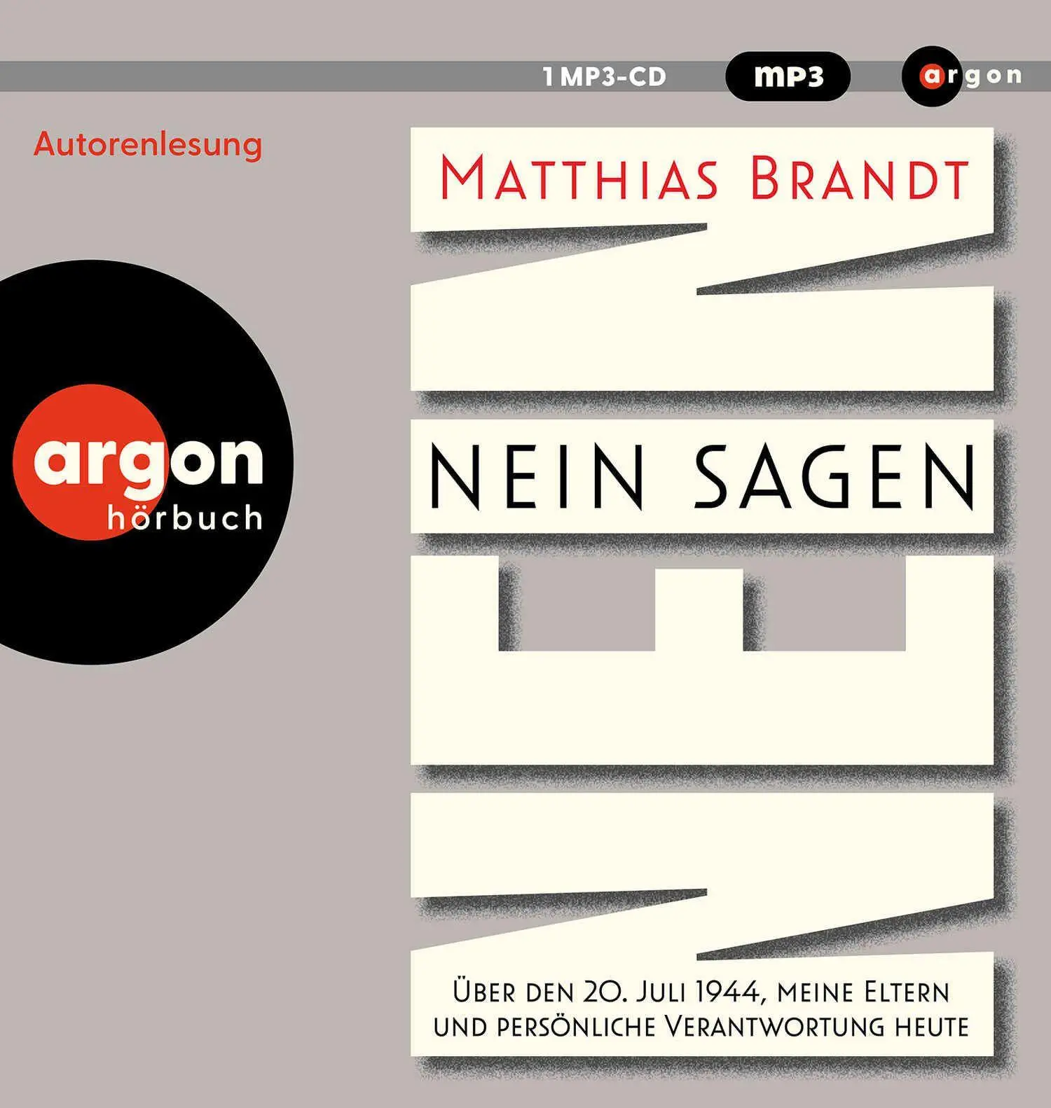 Cover: 9783839888704 | Nein sagen | Matthias Brandt | MP3 | 1 Audio-CD | Deutsch | 2026