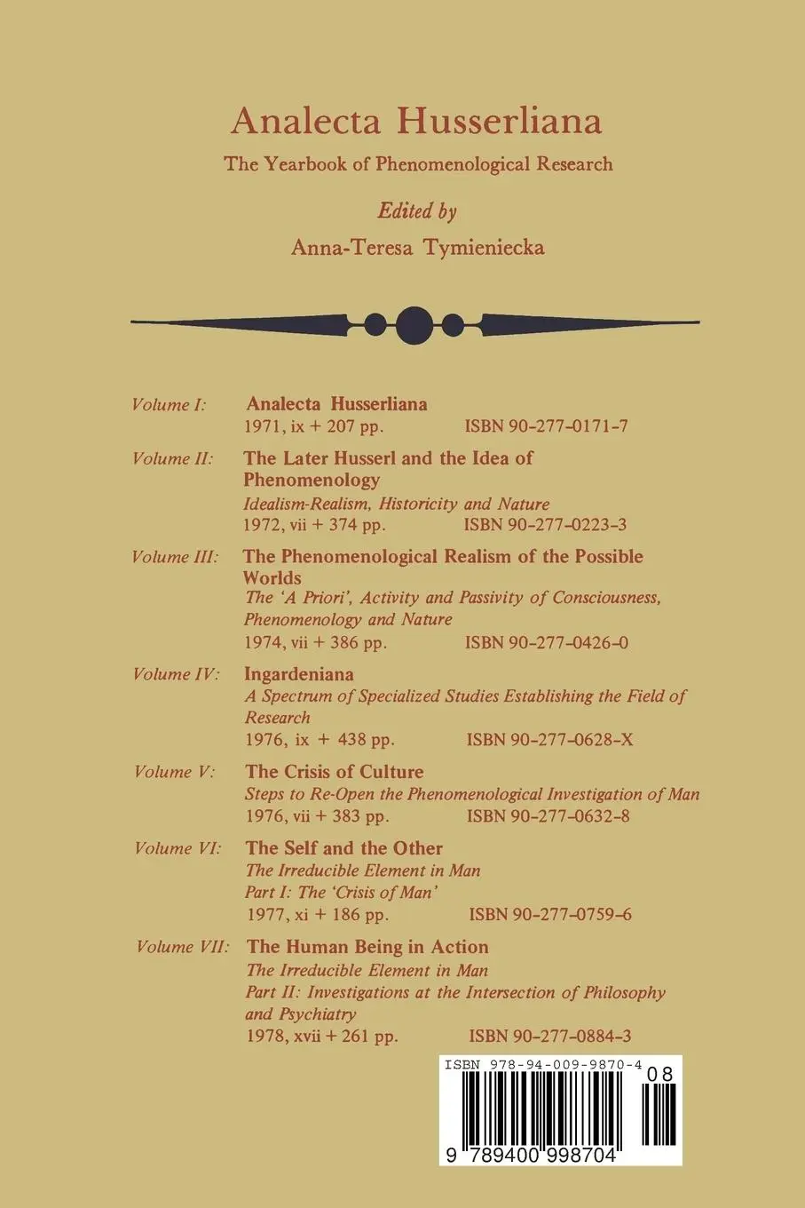 Rückseite: 9789400998704 | Japanese Phenomenology | Y. Nitta (u. a.) | Taschenbuch | 308 S.