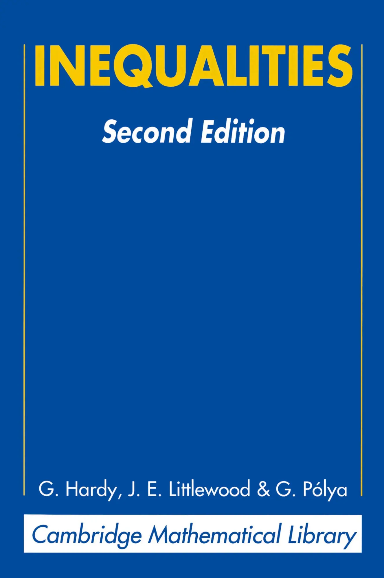 Cover: 9780521358804 | Inequalities | G. H. Hardy (u. a.) | Taschenbuch | Englisch | 1988