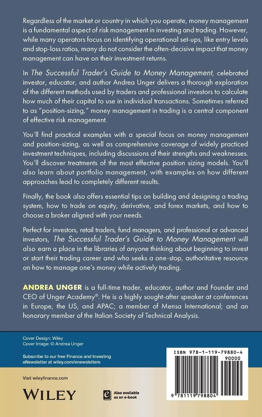 Rückseite: 9781119798804 | The Successful Trader's Guide to Money Management | Andrea Unger