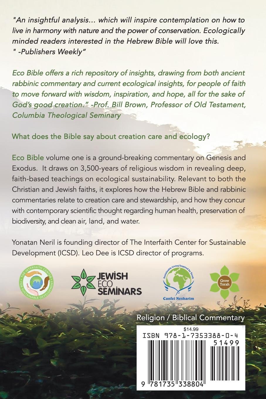 Rückseite: 9781735338804 | Eco Bible | Volume 1: An Ecological Commentary on Genesis and Exodus