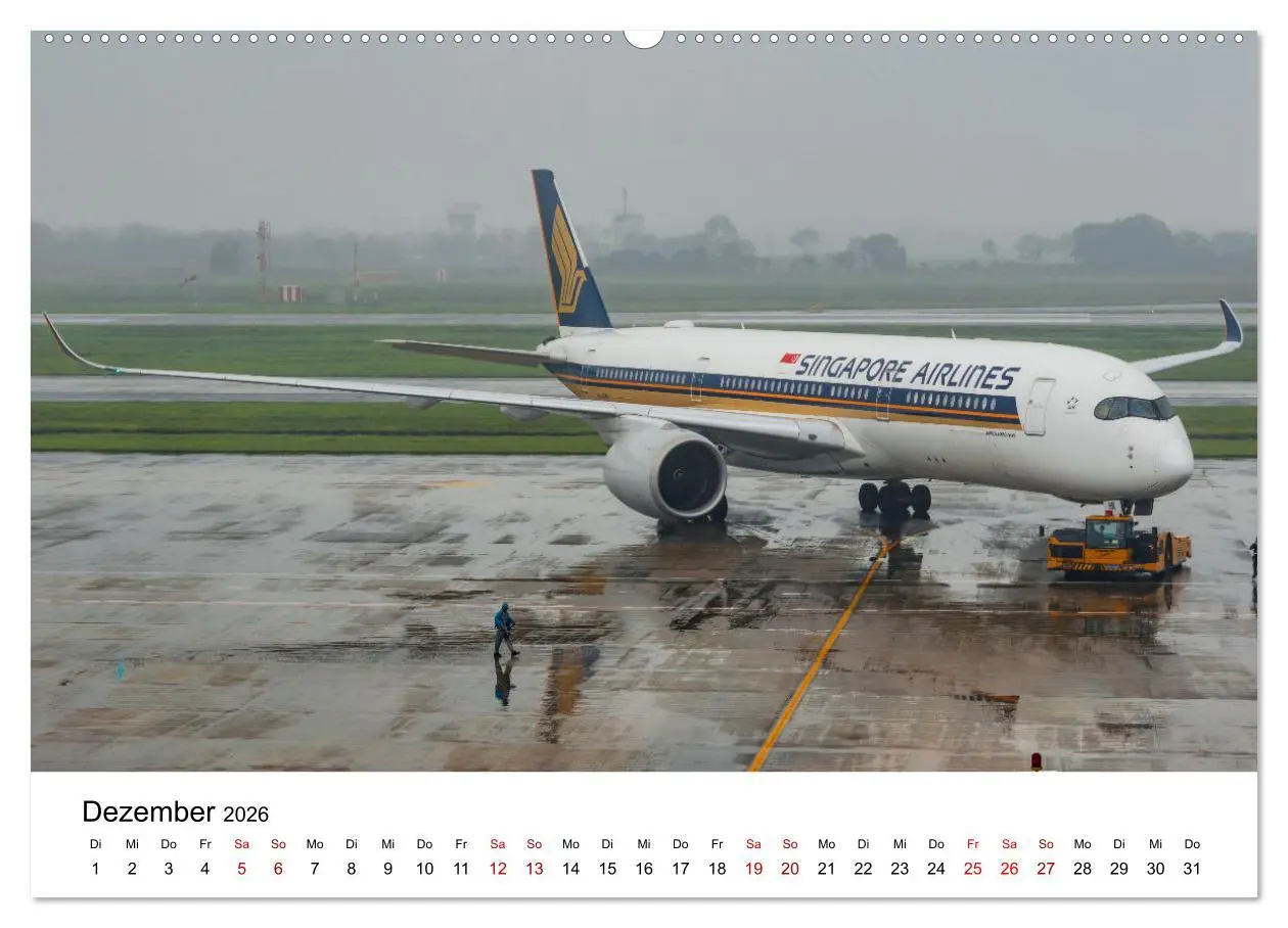 Bild: 9783457328804 | Singapore Airlines - Die ganze Flotte (Wandkalender 2026 DIN A2...
