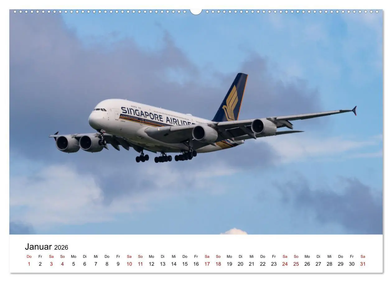 Bild: 9783457328804 | Singapore Airlines - Die ganze Flotte (Wandkalender 2026 DIN A2...