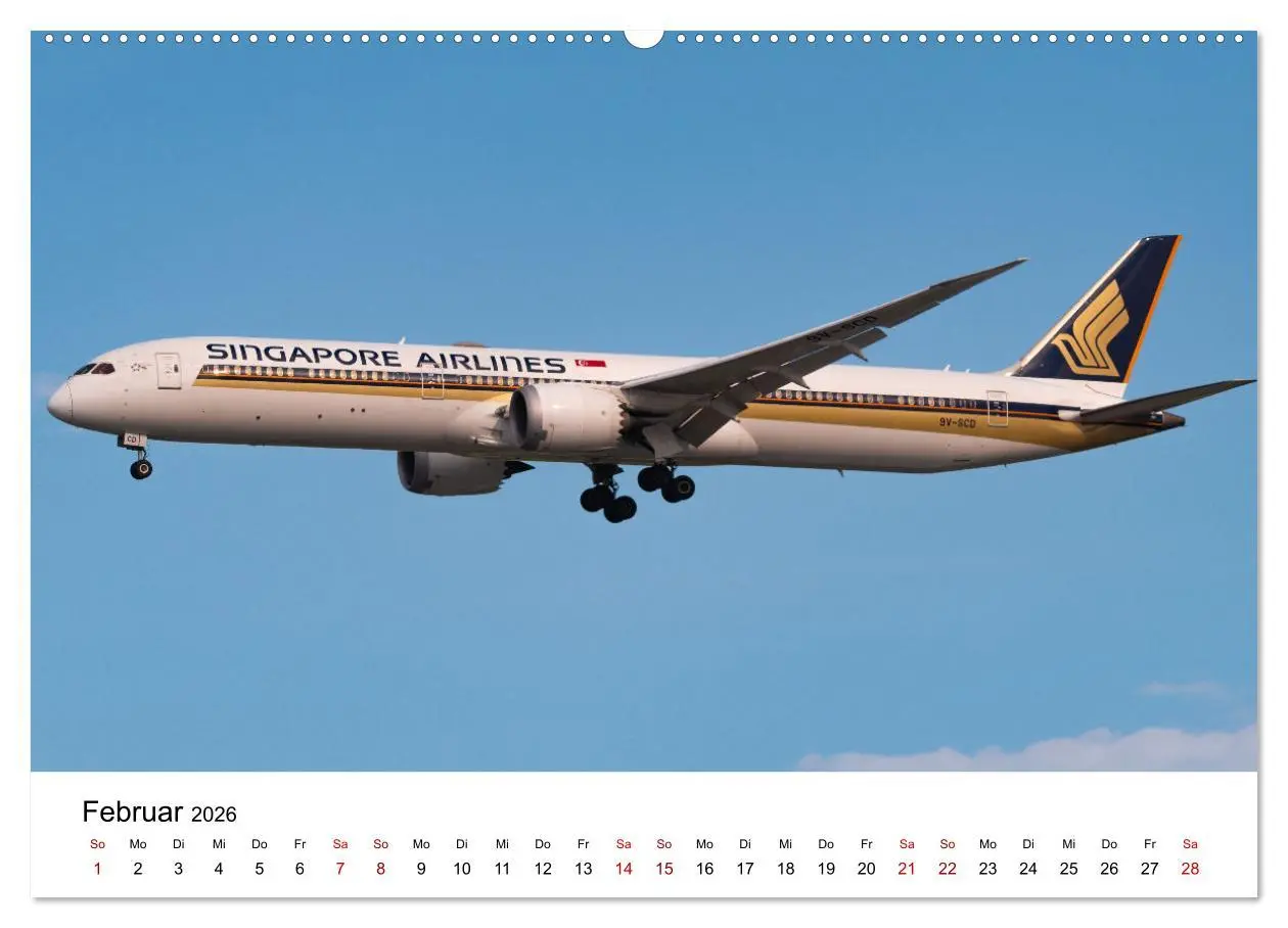 Bild: 9783457328804 | Singapore Airlines - Die ganze Flotte (Wandkalender 2026 DIN A2...