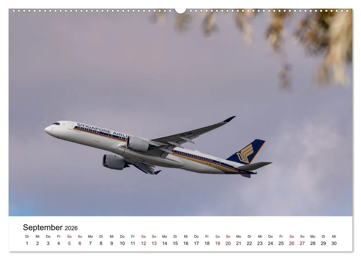 Bild: 9783457328804 | Singapore Airlines - Die ganze Flotte (Wandkalender 2026 DIN A2...