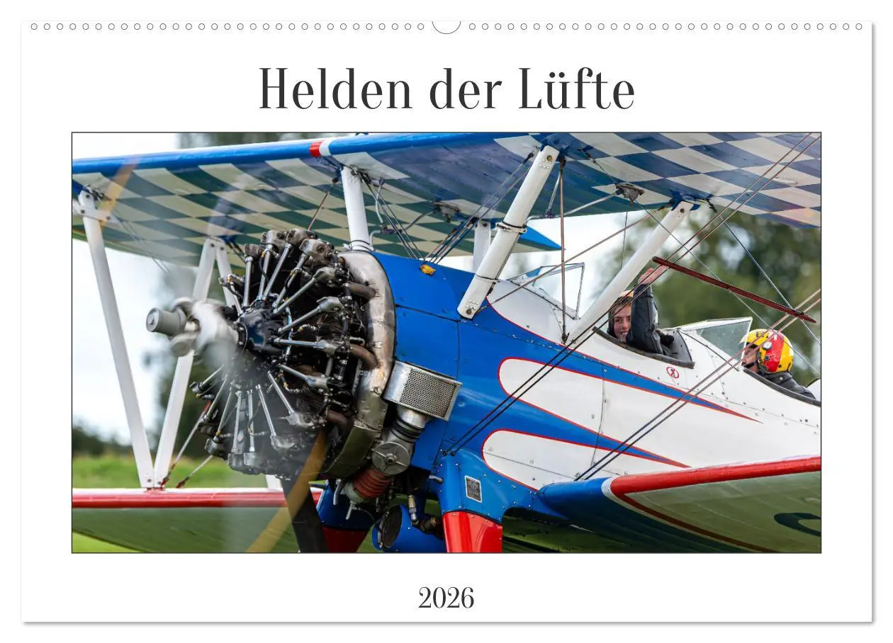 Cover: 9783457498804 | Helden der Lüfte (Wandkalender 2026 DIN A2 quer), CALVENDO...