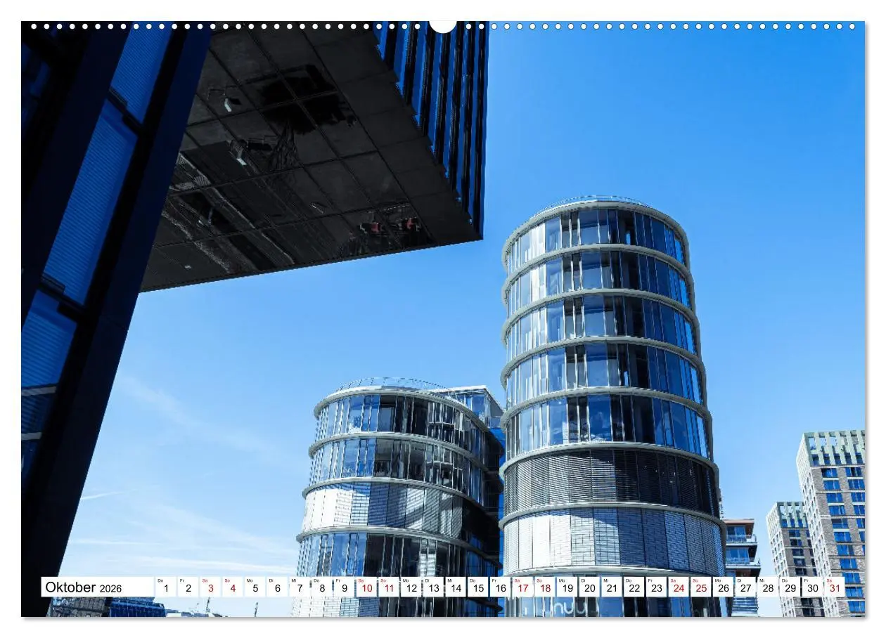 Bild: 9783457568804 | Düsseldorf Medienhafen (Wandkalender 2026 DIN A2 quer), CALVENDO...