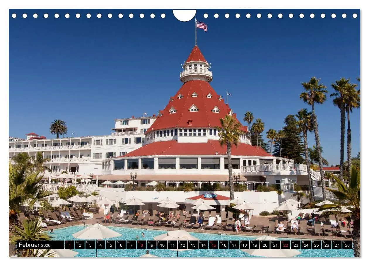 Bild: 9783516108804 | San Diego (Wandkalender 2026 DIN A4 quer), CALVENDO Monatskalender