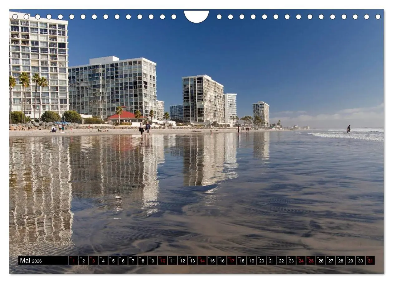 Bild: 9783516108804 | San Diego (Wandkalender 2026 DIN A4 quer), CALVENDO Monatskalender