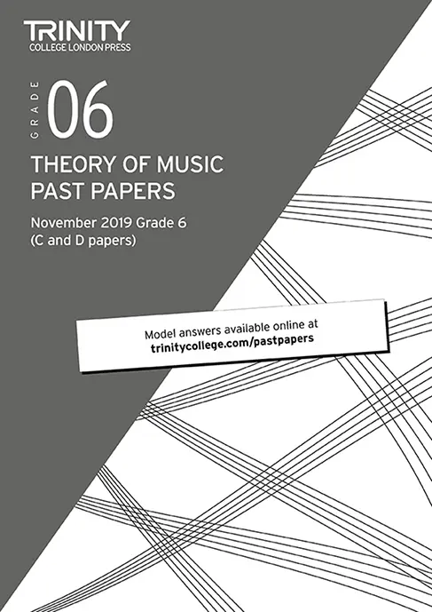 Cover: 9780857368904 | Theory Past Papers November 2019 - Grade 6 | Trinity College London