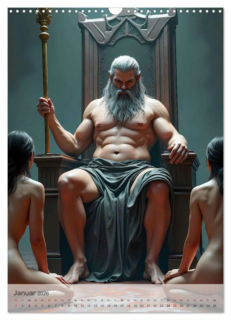 Bild: 9783457248904 | Spicy - Griechische Mythologie (Wandkalender 2026 DIN A3 hoch),...