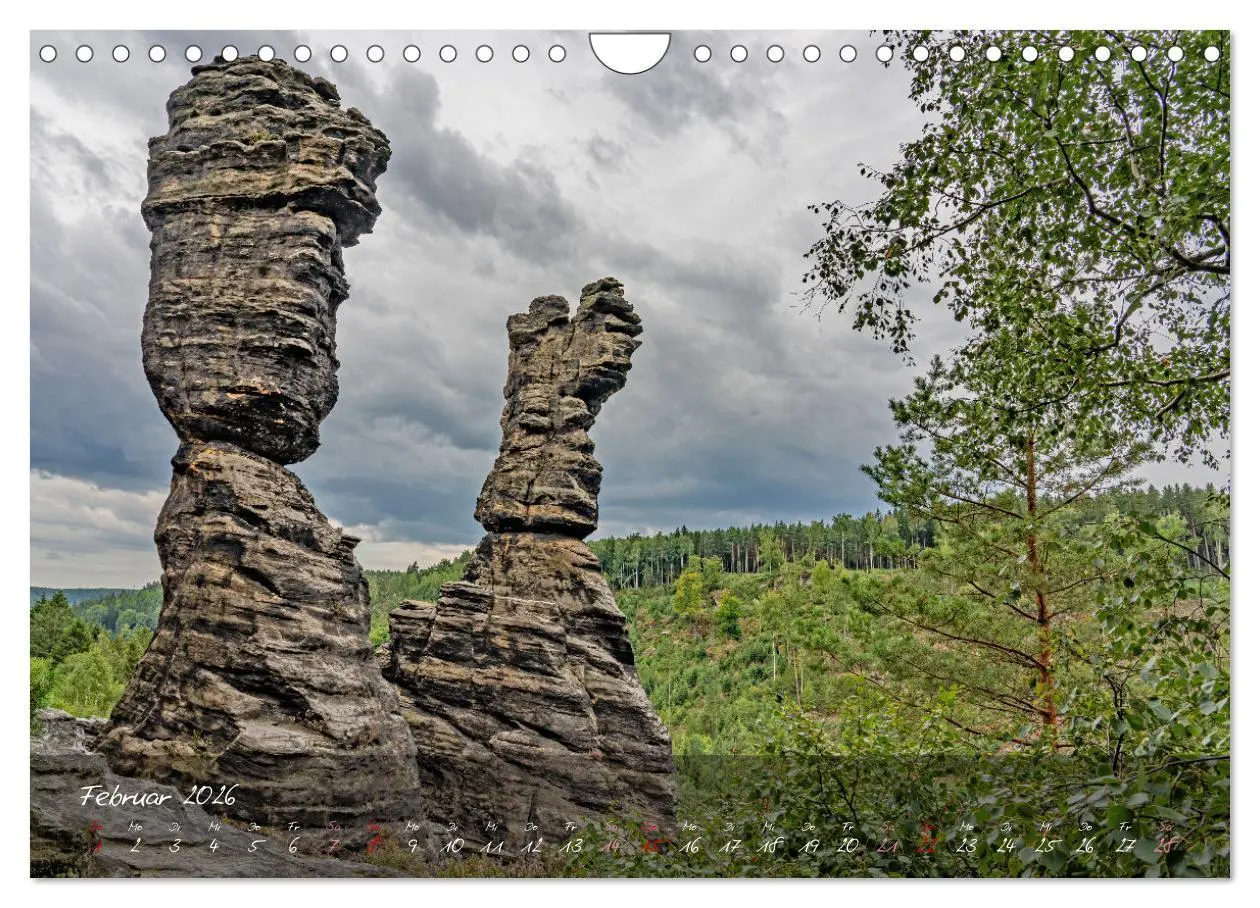 Bild: 9783457318904 | Landschaften der Sächsischen Schweiz (Wandkalender 2026 DIN A4...