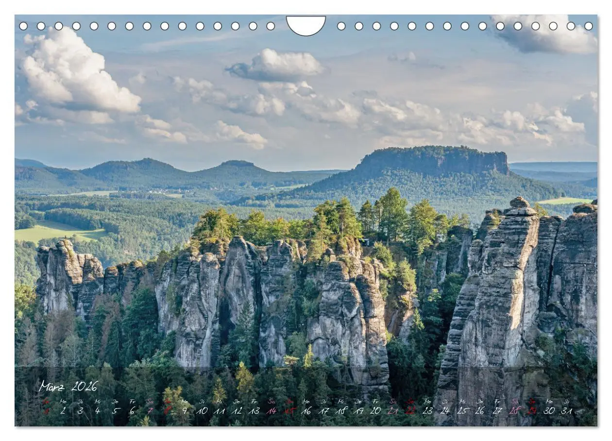Bild: 9783457318904 | Landschaften der Sächsischen Schweiz (Wandkalender 2026 DIN A4...