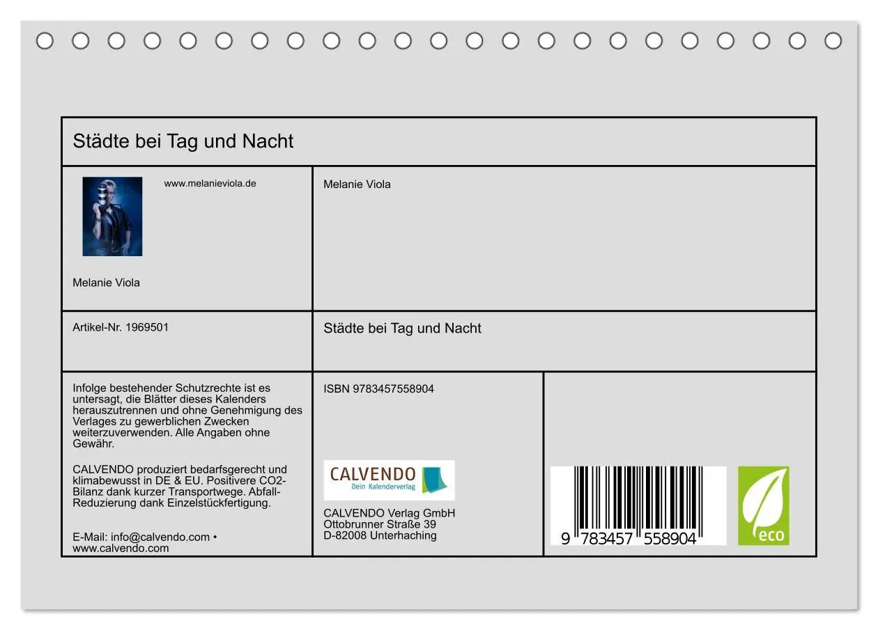 Bild: 9783457558904 | Städte bei Tag und Nacht (Tischkalender 2026 DIN A5 quer), CALVENDO...