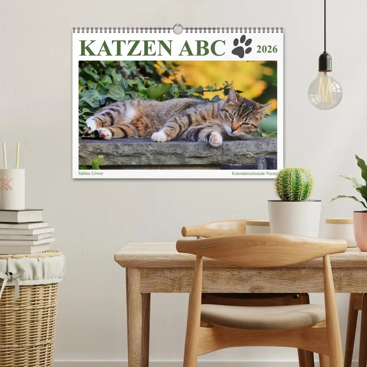 Bild: 9783457798904 | Katzen ABC (Wandkalender 2026 DIN A3 quer), CALVENDO Monatskalender