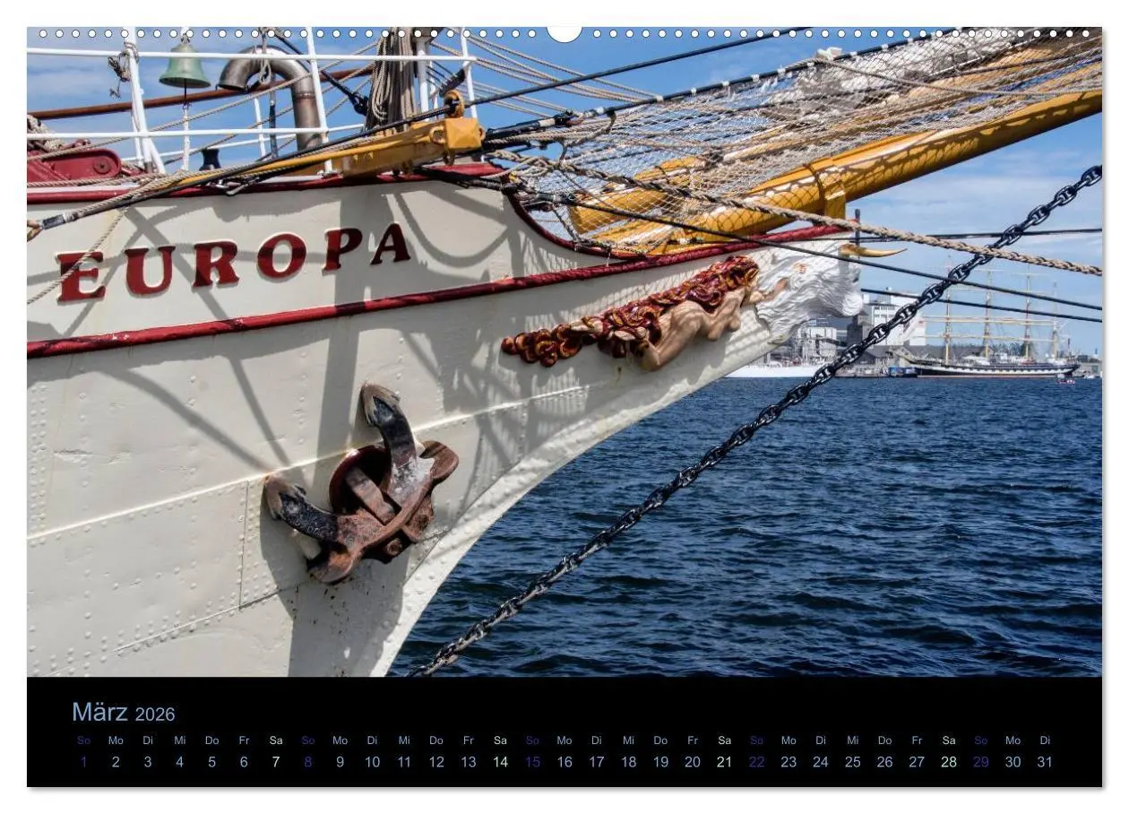 Bild: 9783516028904 | Segelschiffe - Maritime Details (hochwertiger Premium Wandkalender...