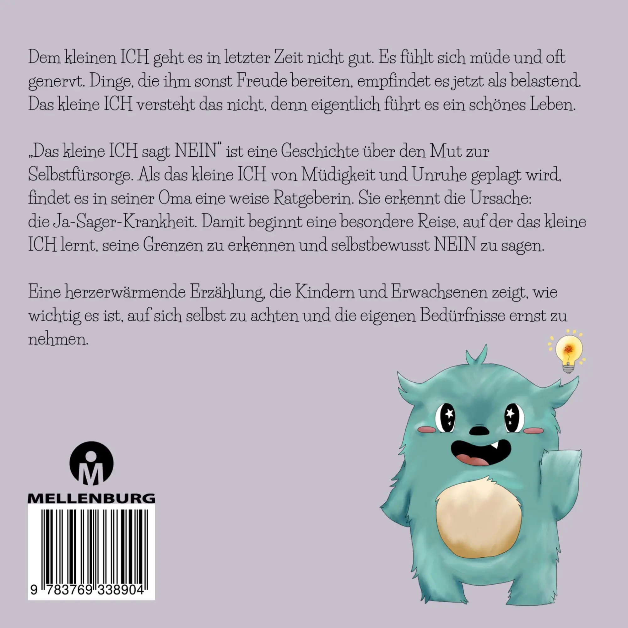 Rückseite: 9783769338904 | Das kleine ICH sagt NEIN | Susanne Salig | Taschenbuch | 40 S. | 2025