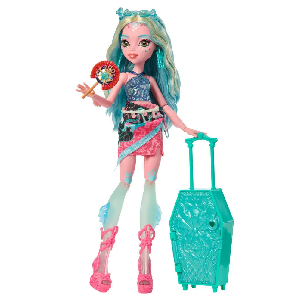 Bild: 194735289004 | Monster High Verborgene Schätze Oase Lagoona | Offene Verpackung