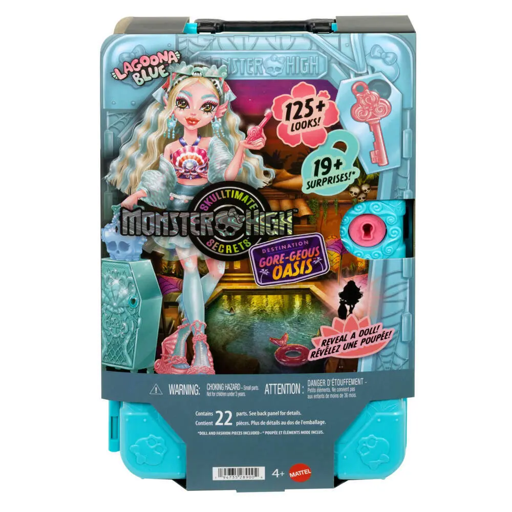 Bild: 194735289004 | Monster High Verborgene Schätze Oase Lagoona | Offene Verpackung