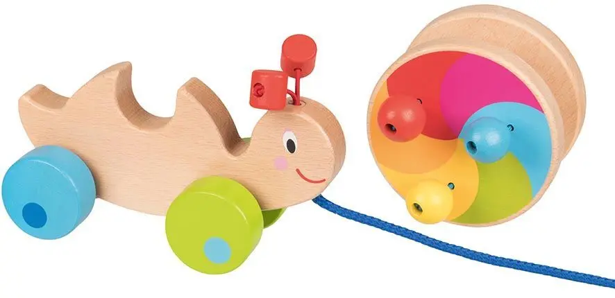 Bild: 4013594549004 | Ziehtier Schnecke | goki | Spielzeug | In Faltschachtel | 54900 | 2019