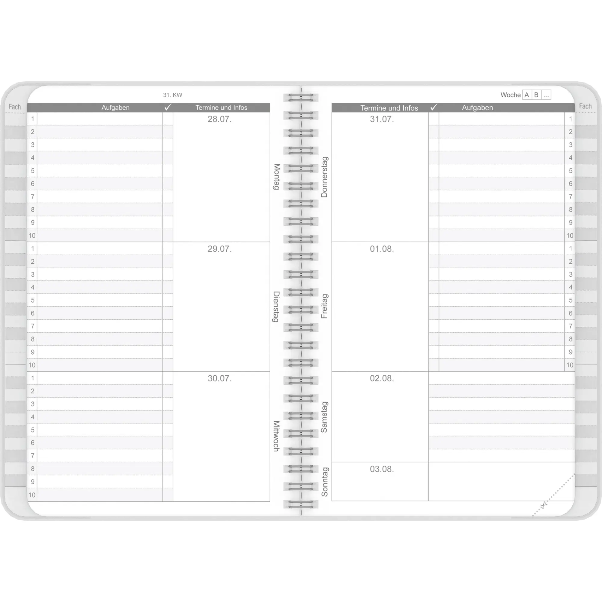 Bild: 4069095009004 | Schulplaner Ringbuch schwarz | Kalender | 128 S. | Deutsch