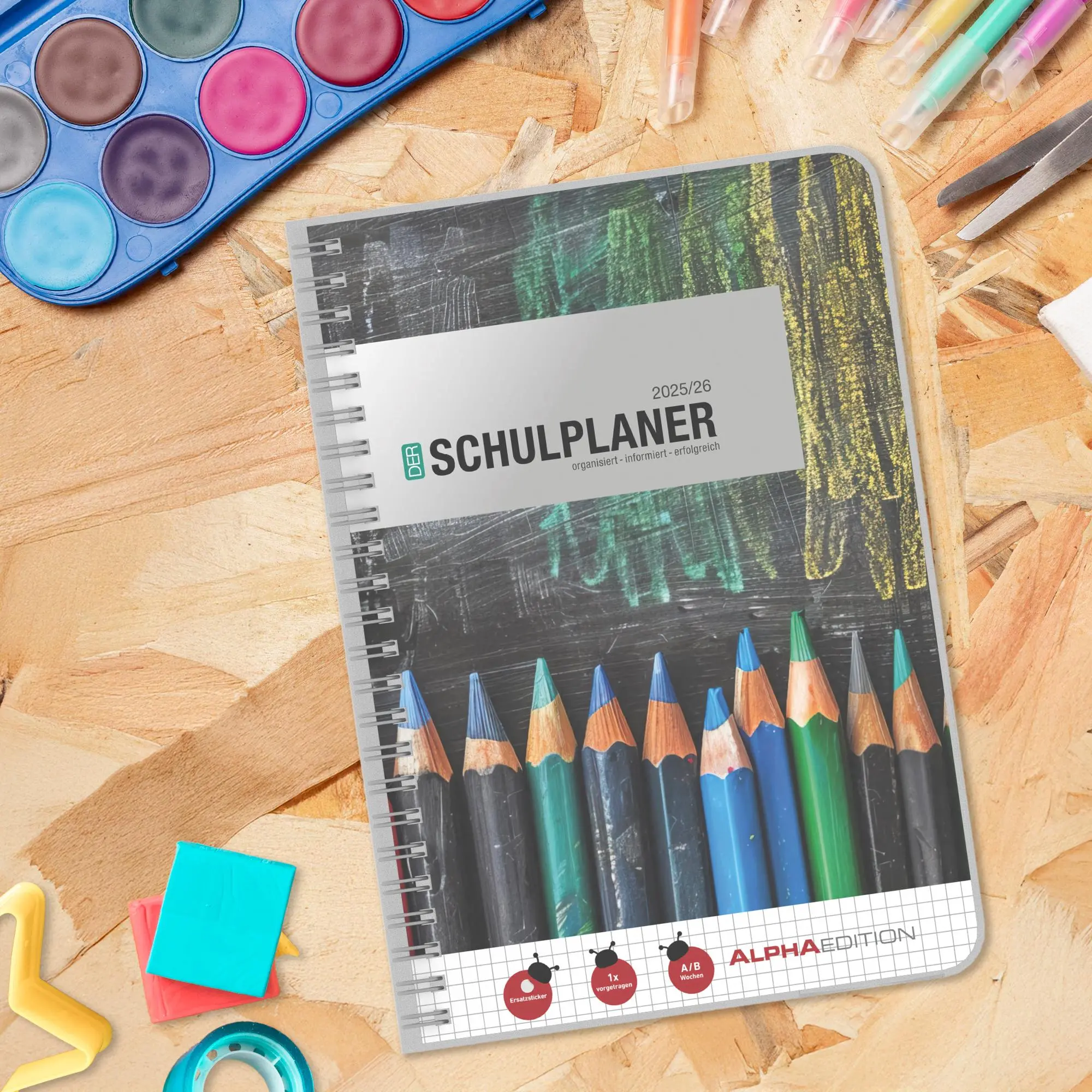 Bild: 4069095009004 | Schulplaner Ringbuch schwarz | Kalender | 128 S. | Deutsch