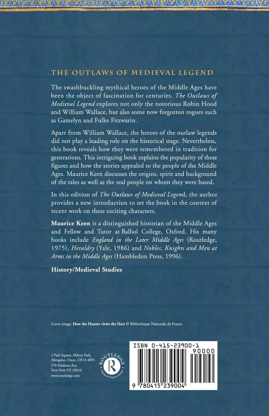 Rückseite: 9780415239004 | The Outlaws of Medieval Legend | Maurice Keen | Taschenbuch | Englisch
