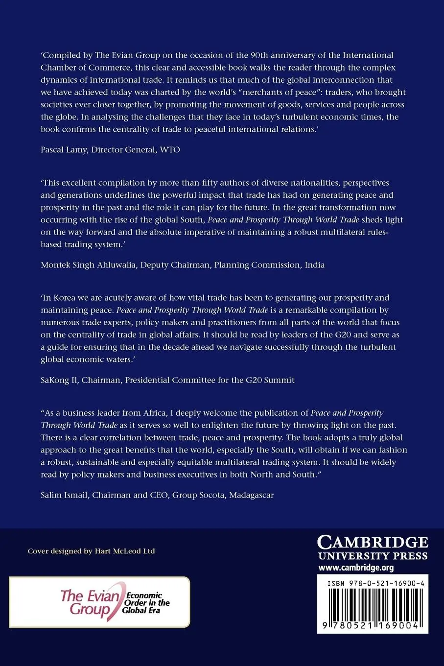 Rückseite: 9780521169004 | Peace and Prosperity Through World Trade | Achieving the 2019 Vision