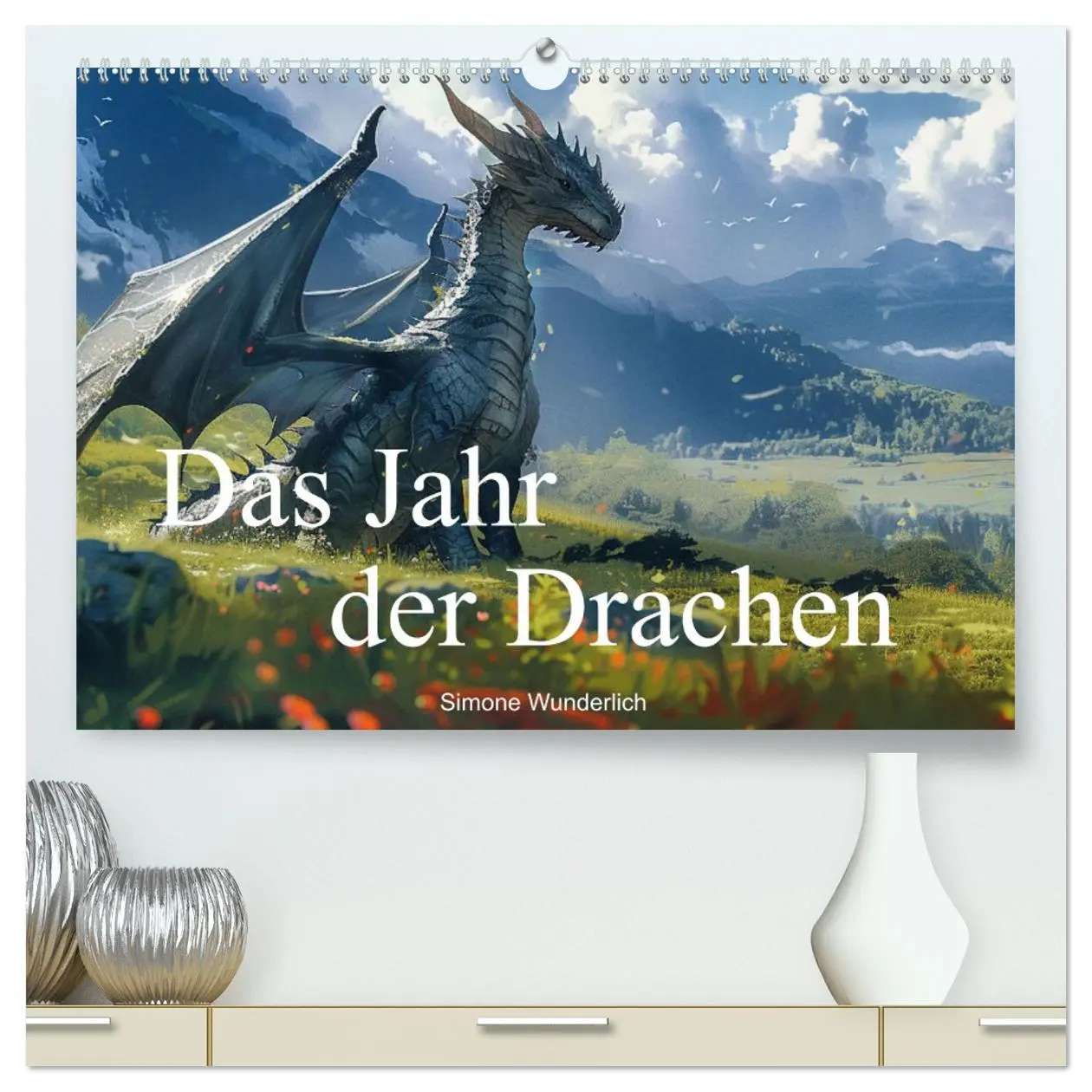 Cover: 9783457449004 | Das Jahr der Drachen (hochwertiger Premium Wandkalender 2026 DIN A2...
