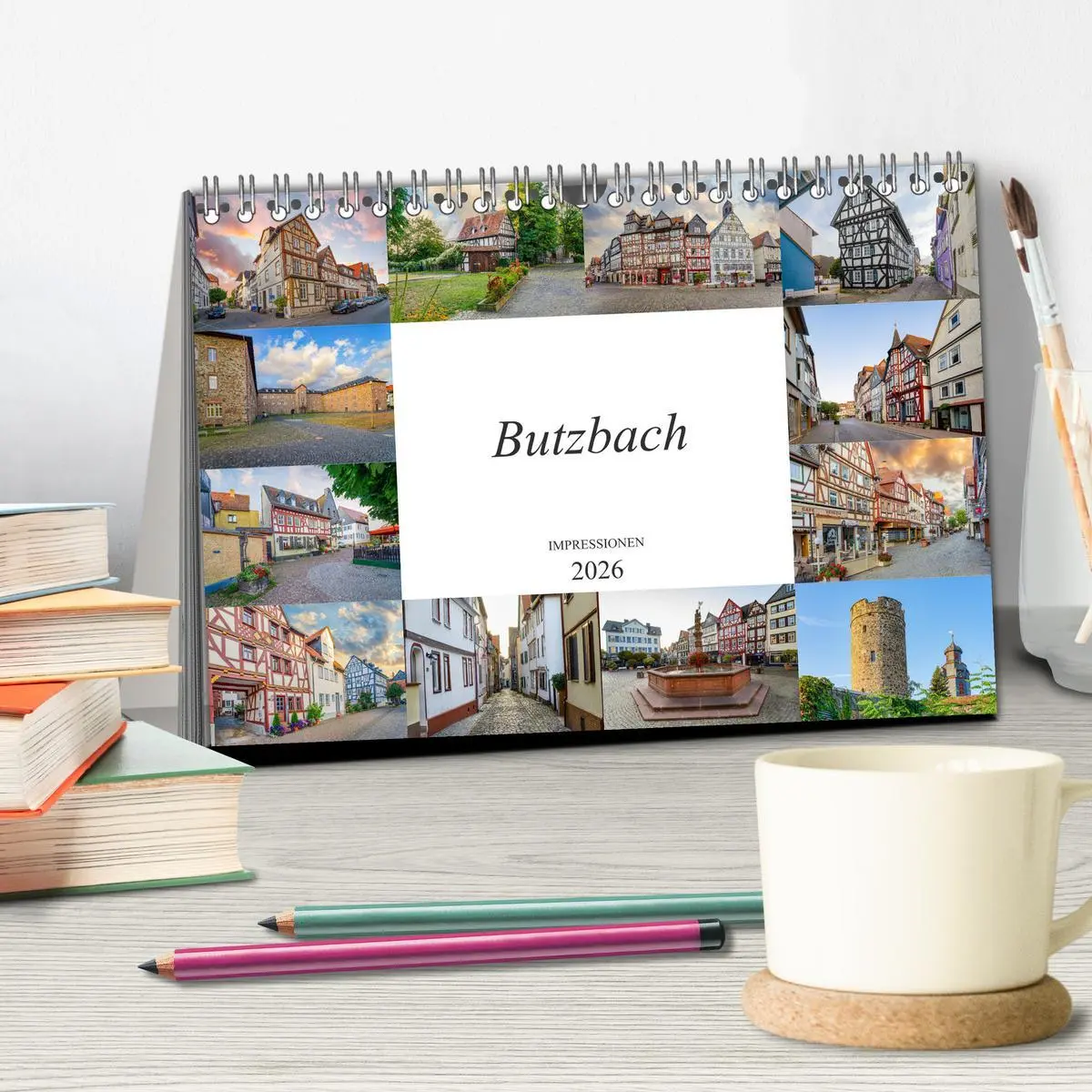 Bild: 9783457759004 | Butzbach Impressionen (Tischkalender 2026 DIN A5 quer), CALVENDO...