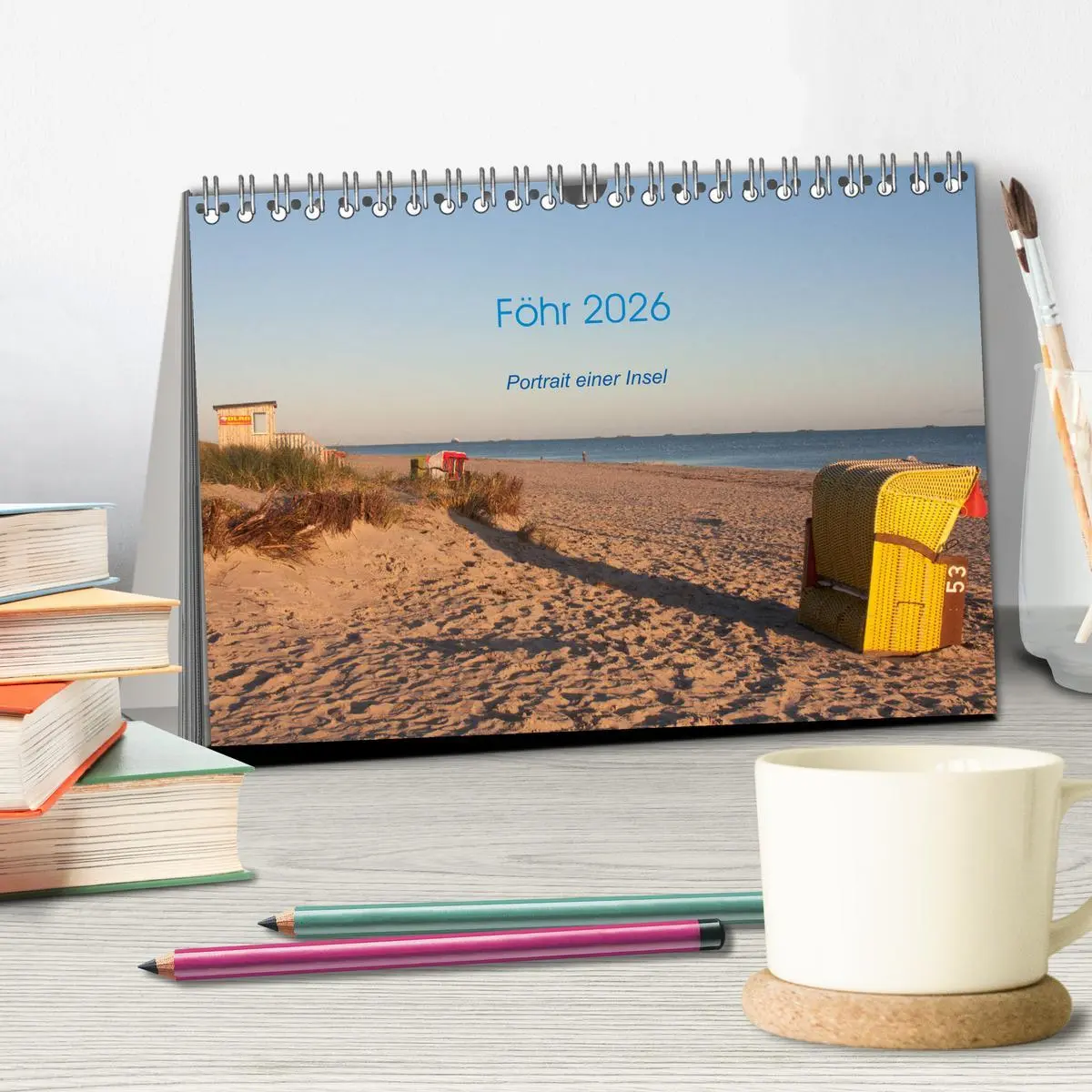 Bild: 9783516159004 | Föhr 2026. Porträt einer Insel (Tischkalender 2026 DIN A5 quer),...