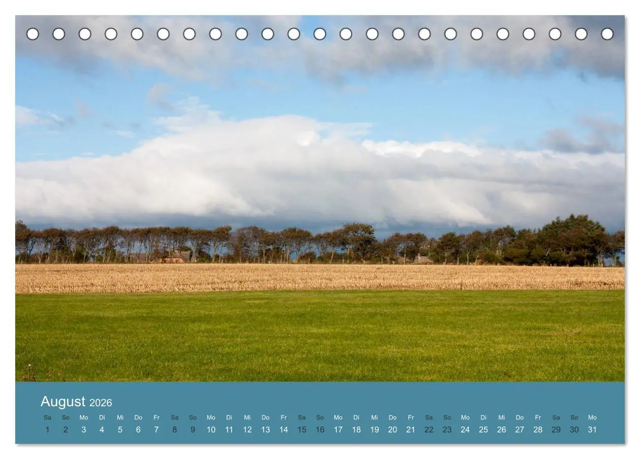 Bild: 9783516159004 | Föhr 2026. Porträt einer Insel (Tischkalender 2026 DIN A5 quer),...