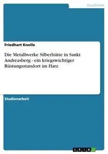 Cover: 9783640669004 | Die Metallwerke Silberhütte in Sankt Andreasberg - ein...