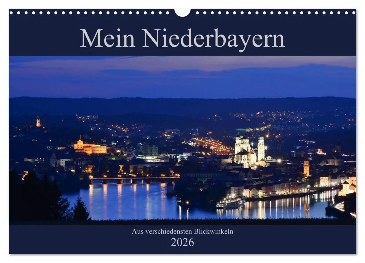 Cover: 9783457819104 | Mein Niederbayern (Wandkalender 2026 DIN A3 quer), CALVENDO...