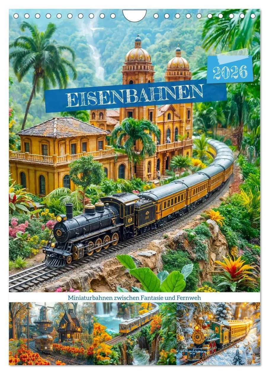 Cover: 9783457989104 | Eisenbahnen - Miniaturbahnen zwischen Fantasie und Fernweh...