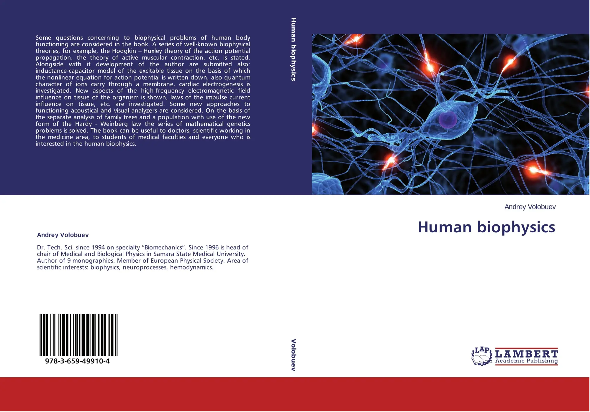 Cover: 9783659499104 | Human biophysics | Andrey Volobuev | Taschenbuch | 316 S. | Englisch