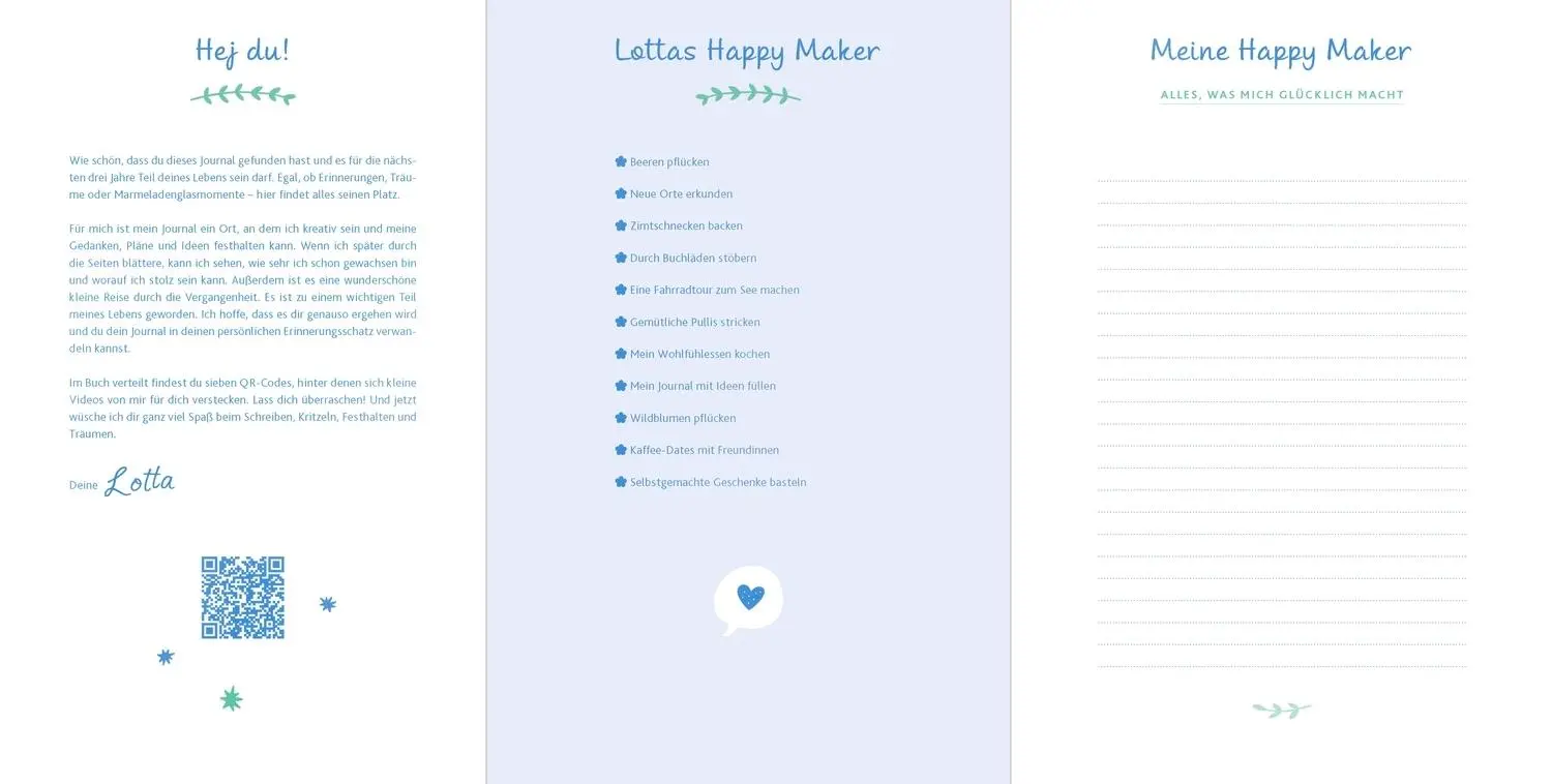 Bild: 4260512189204 | Hej, Leben. Mein Journal | Lotta Stichler | Buch | 216 S. | Deutsch